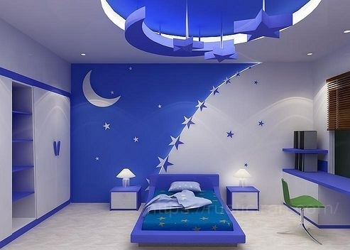 رنگ اتاق خواب پسرانه لاکچری