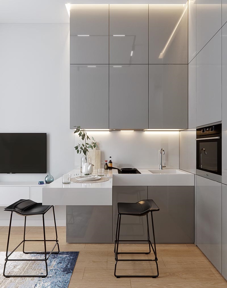 آشپزخانه کوچک - جدید ترین مدل کابینت