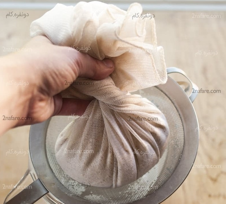صافی زدن شیر بادام - شیر بادام خانگی