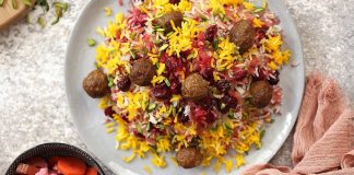 طرز تهیه آلبالو پلو