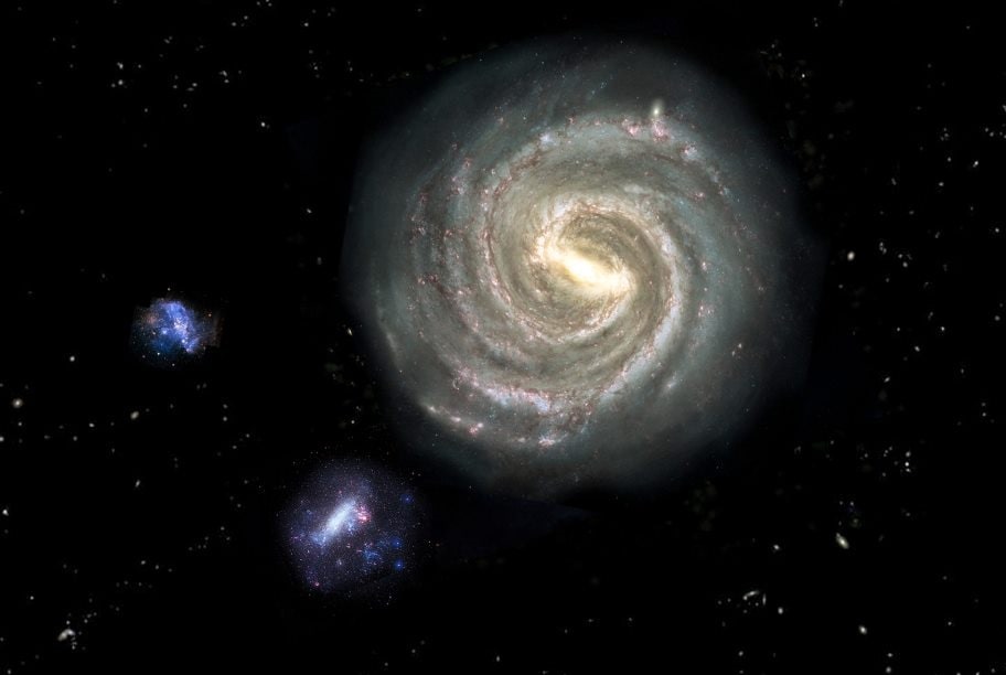 کهکشان مارپیچی NGC - تصاویر تلسکوپ هابل