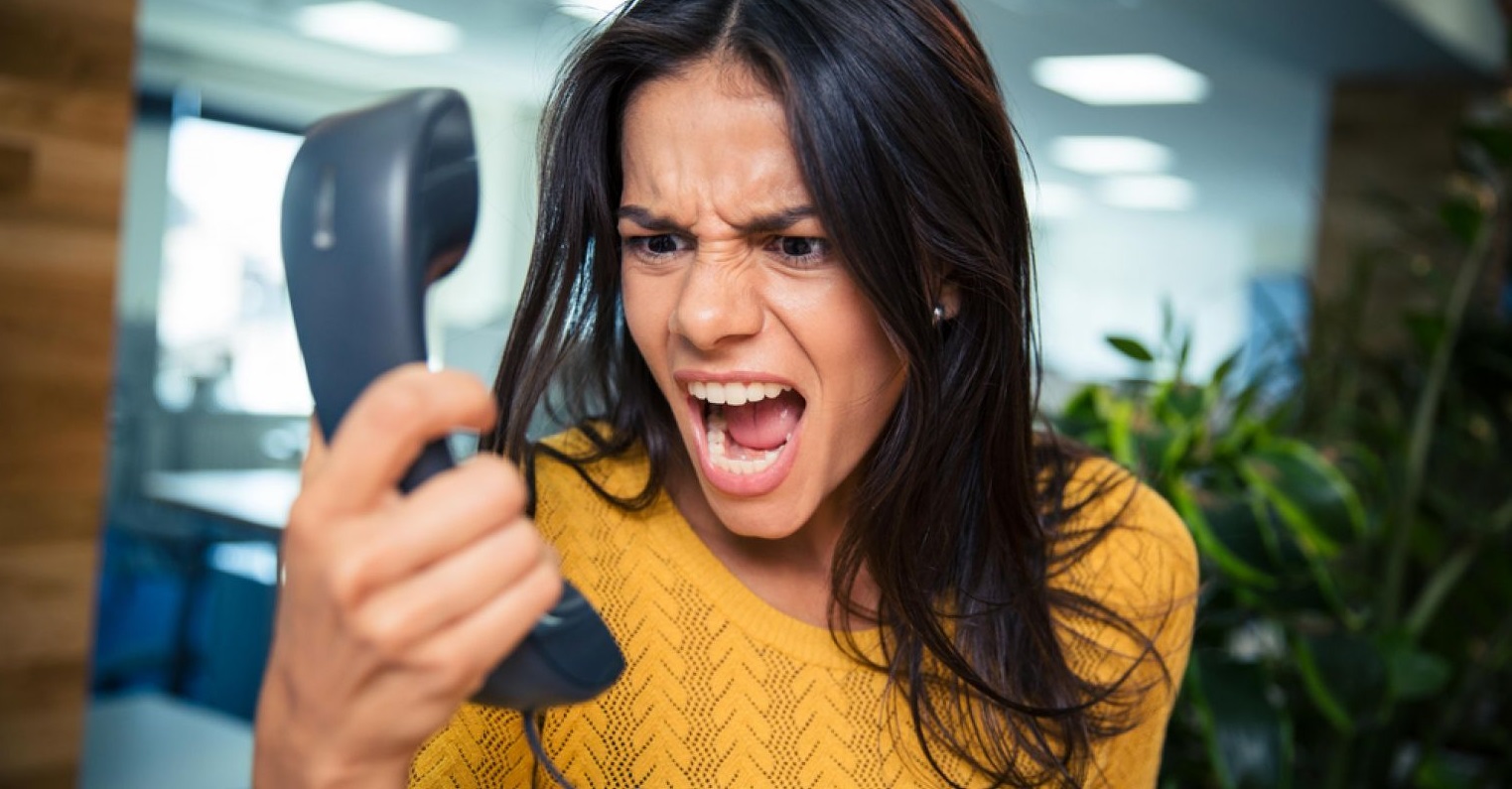 عصبانیت پشت تلفن - روش های کنترل خشم