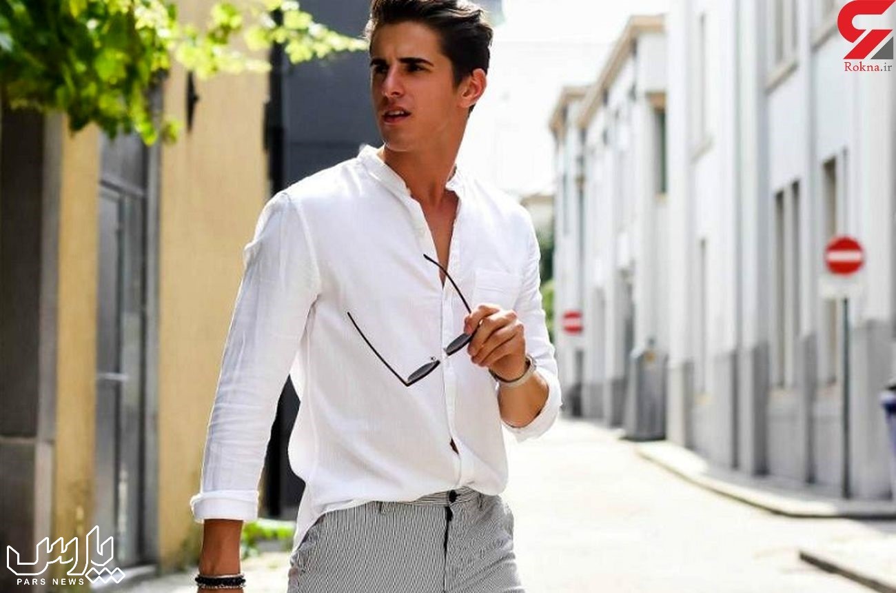 پیراهن سفید مردانه - لباس خنک تابستانی