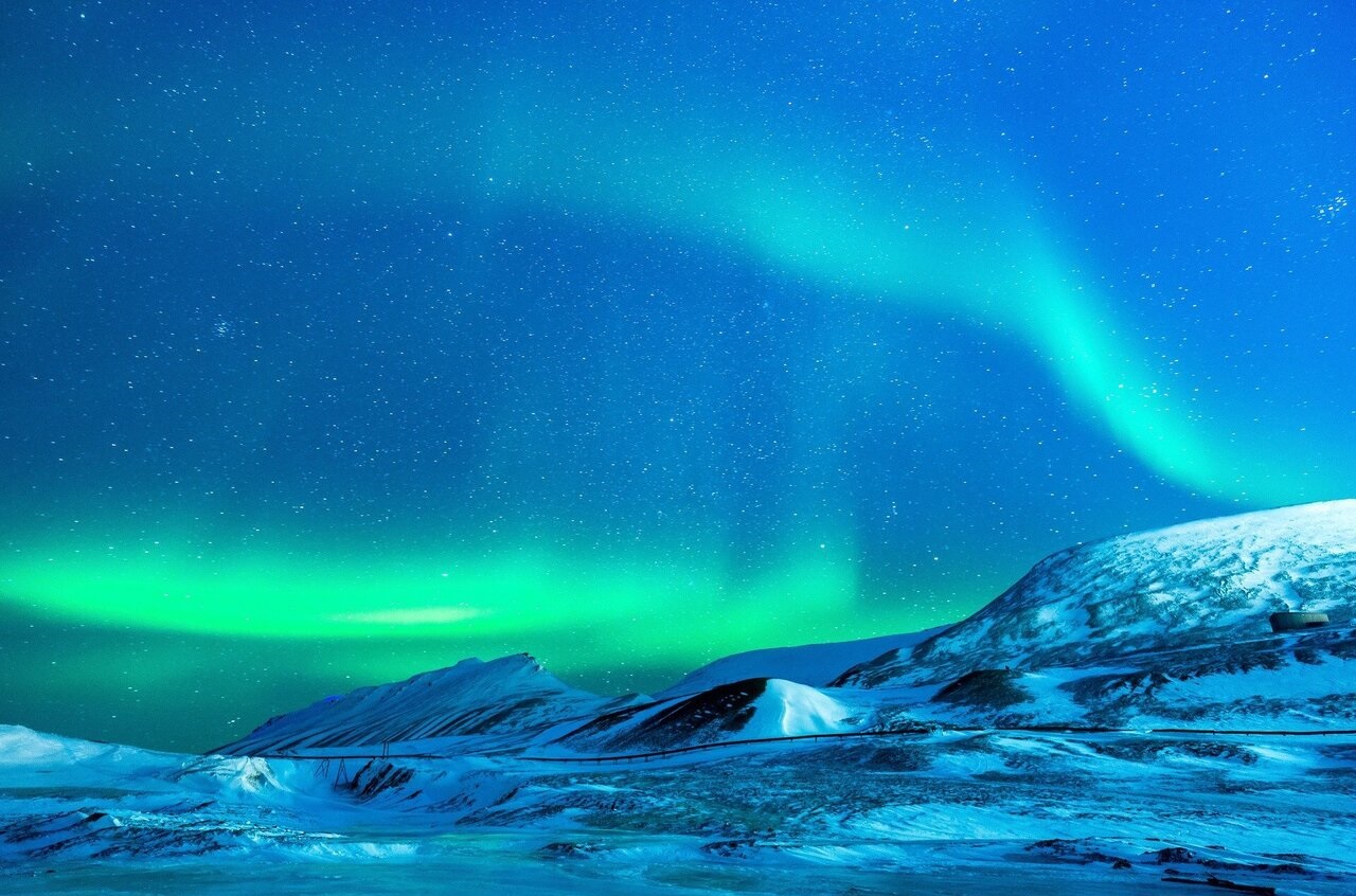 شفق های قطبی - عکس قطب جنوب