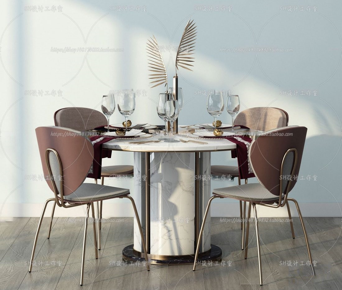 میز ناهارخوری فلزی - مدل میز ناهارخوری شیک