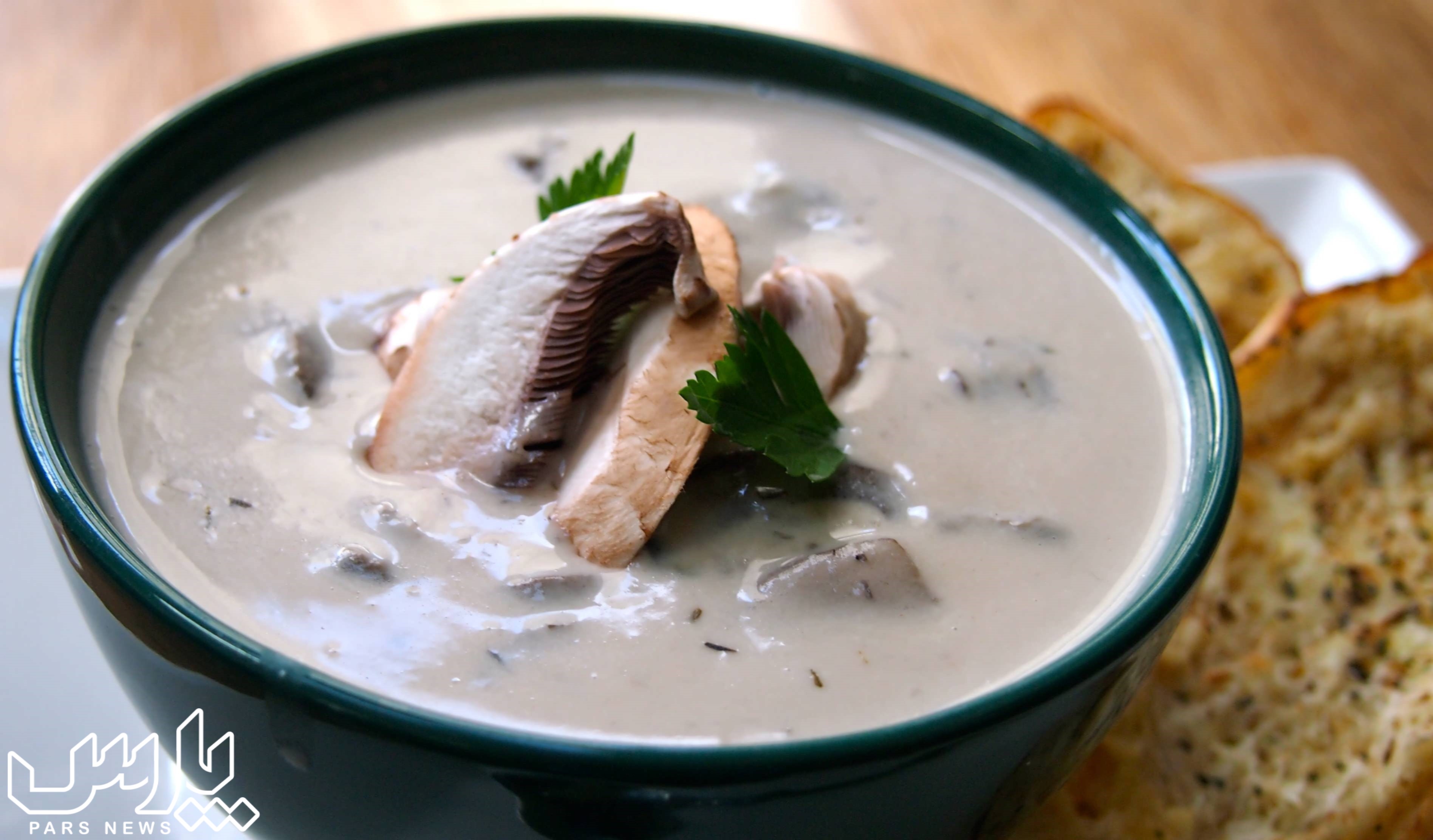 سوپ قارچ - غذاهای بدون گوشت