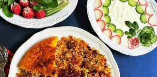 طرز تهیه پلو شاه عباسی