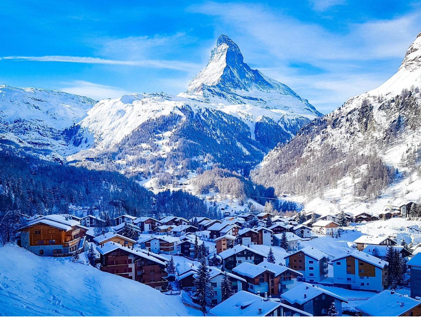 سوئیس در زمستان - عکس طبیعت زیبای سوئیس
