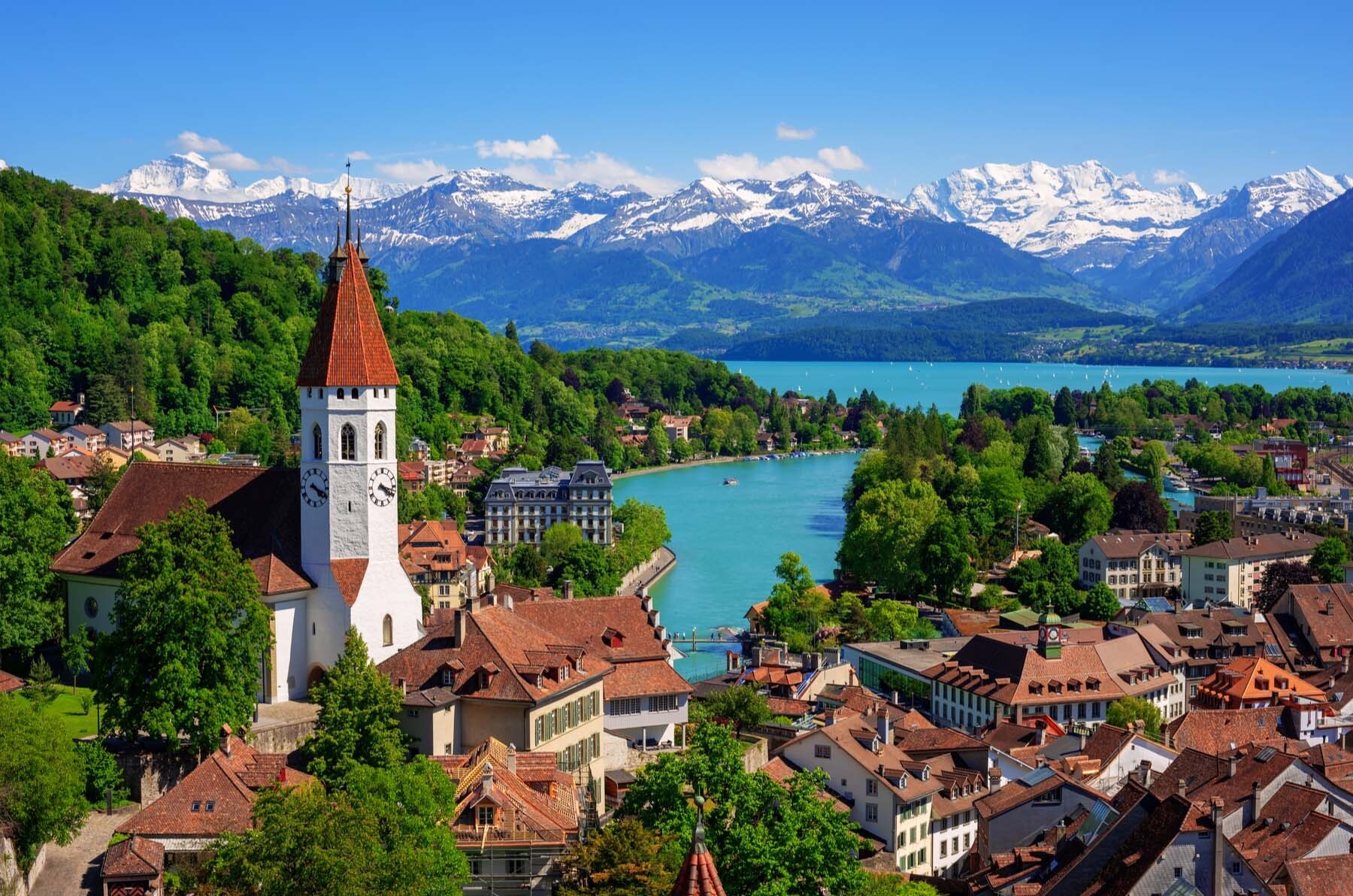 شهر سوئیس - عکس طبیعت زیبای سوئیس