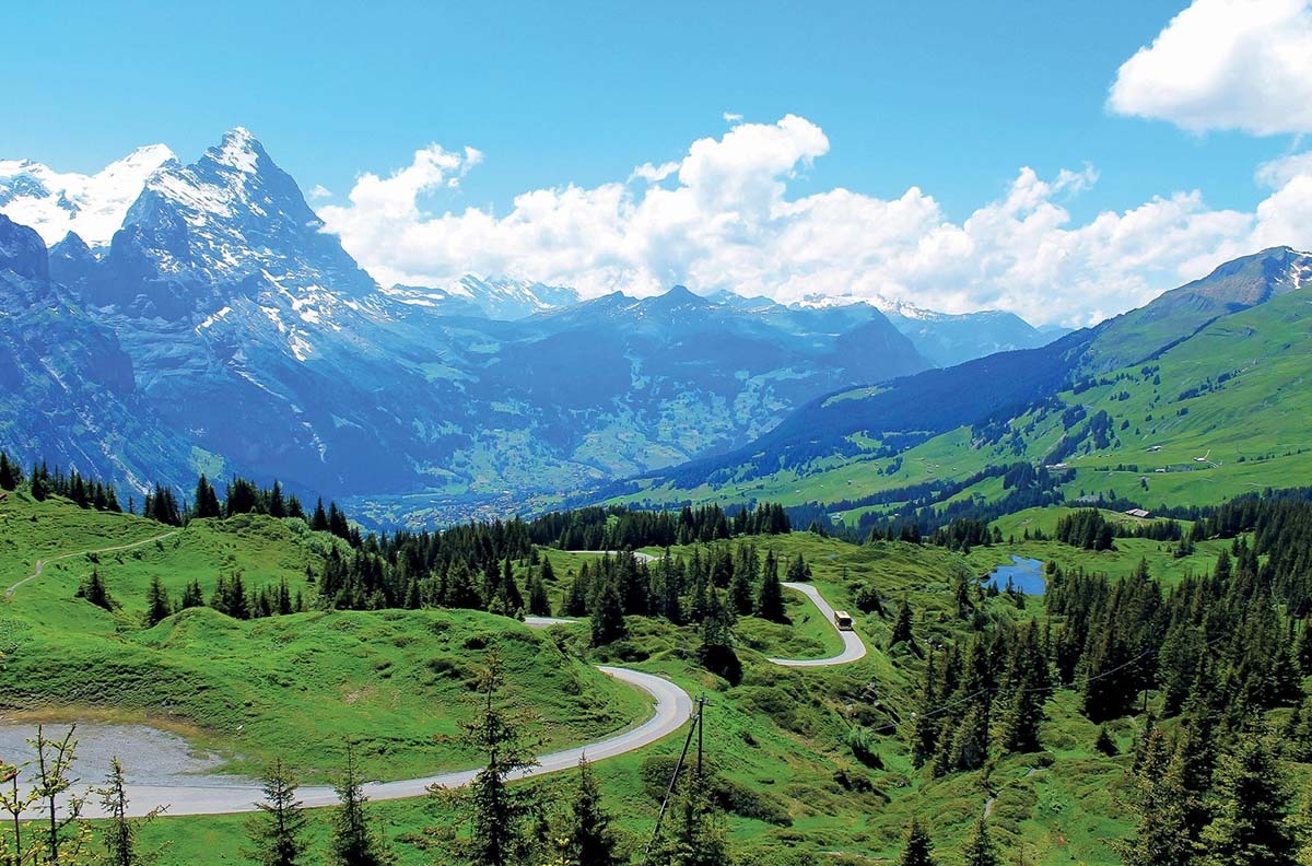 سوئیس در بهار - عکس طبیعت زیبای سوئیس
