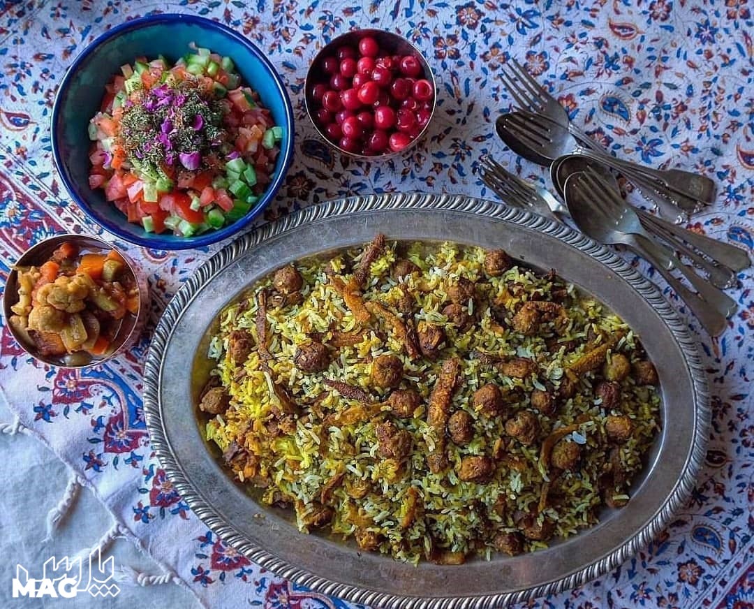 غذای معروف شیراز - طرز تهیه کلم پلو شیرازی