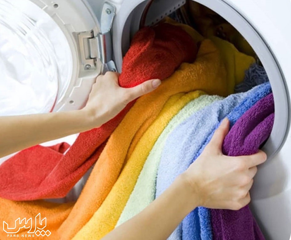 شستن لباس در لباسشویی - طرز شستن پرده حریر
