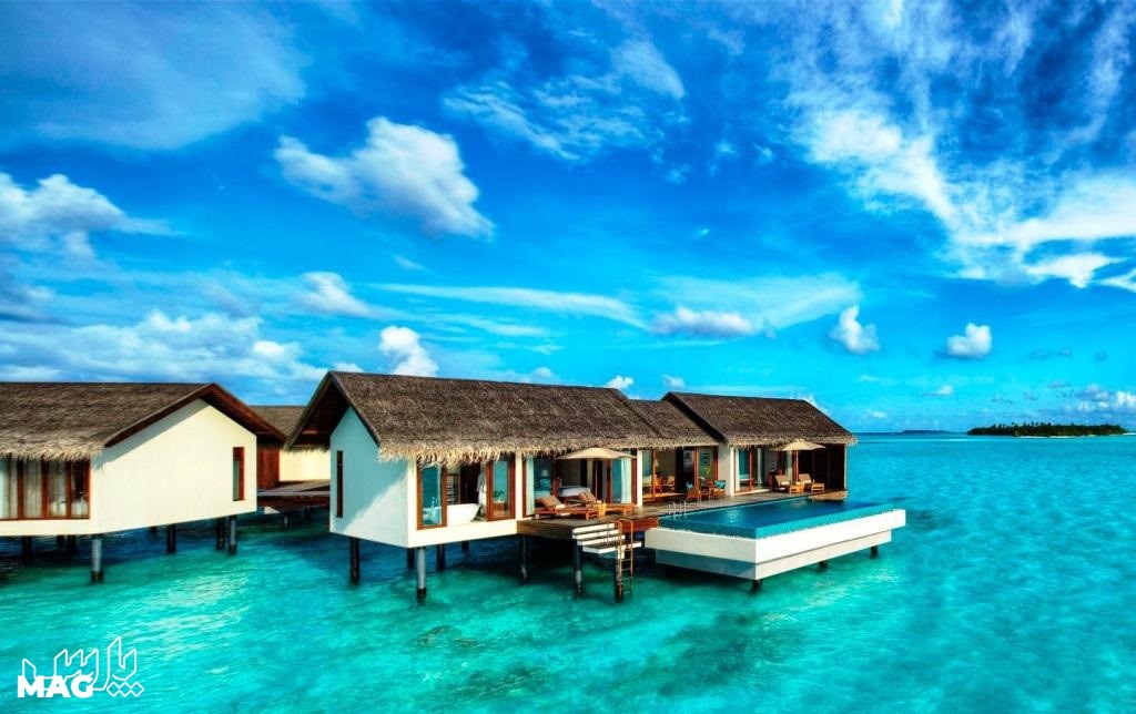 هتل روی آب - عکس جزایر مالدیو