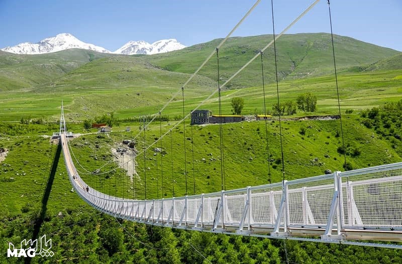 پل معلق مشگین شهر - جاهای دیدنی اردبیل
