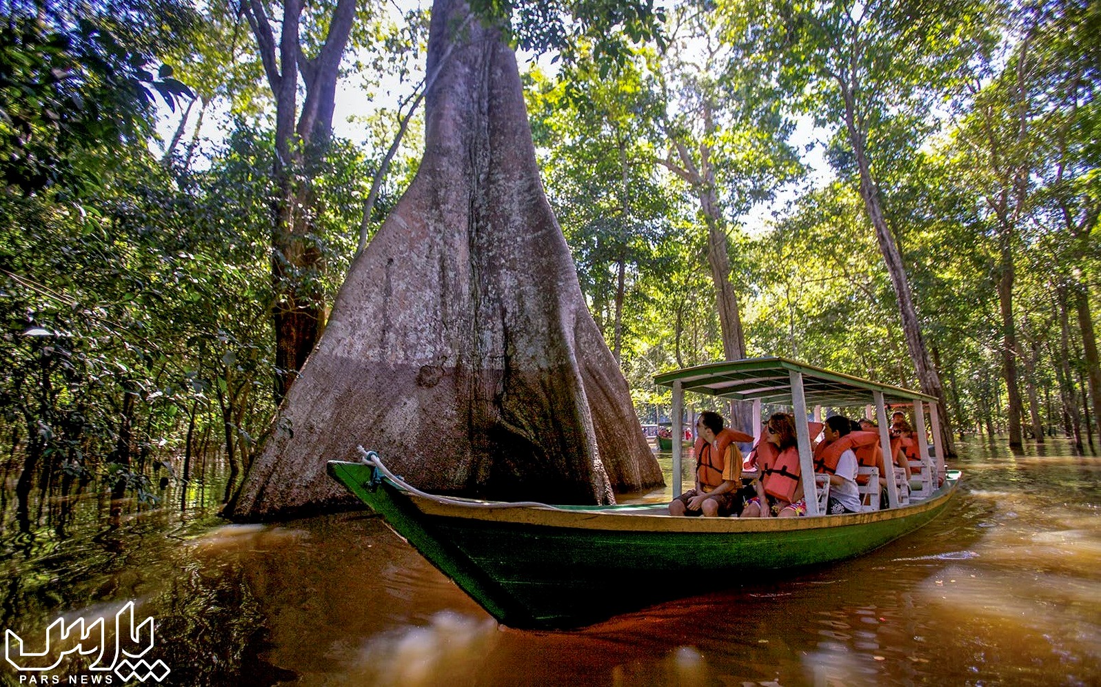 قایق سواری در آمازون - جنگل آمازون