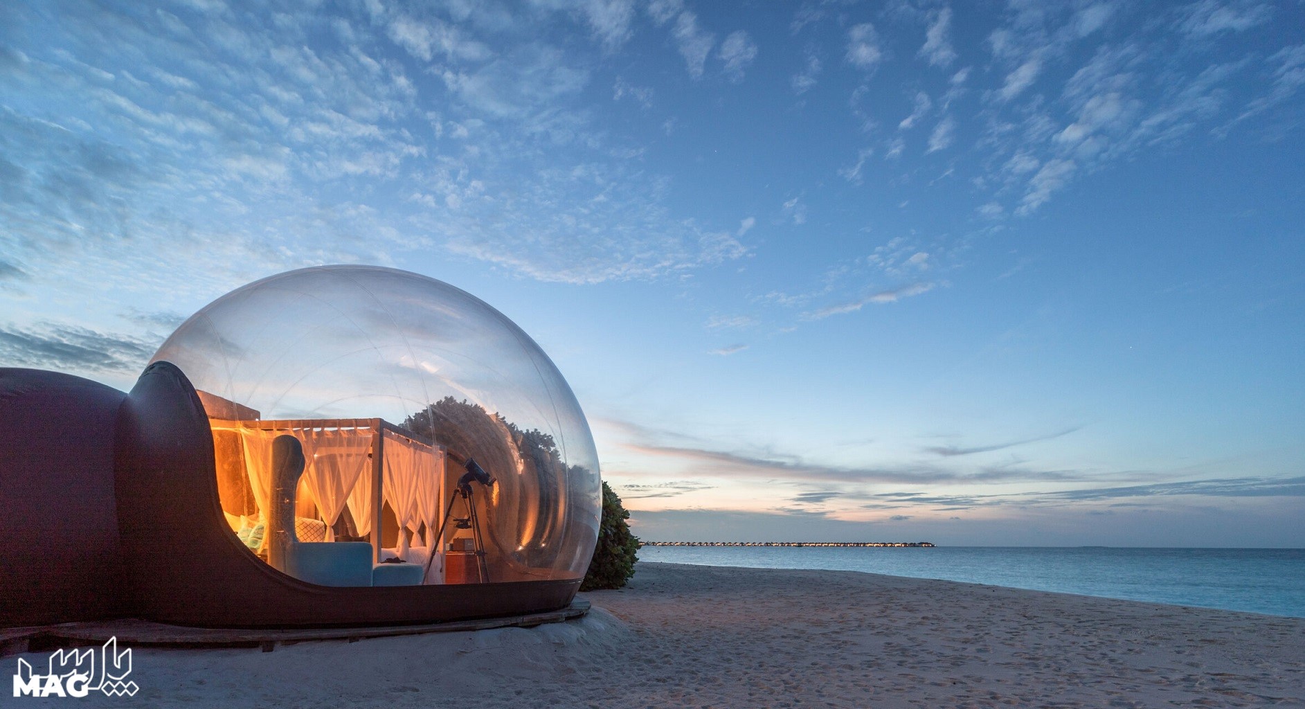 هتل شیشه ای - عکس جزایر مالدیو