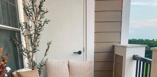 چیدمان تراس کوچک