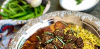 طرز تهیه کلم پلو شیرازی