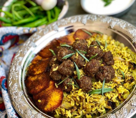 طرز تهیه کلم پلو شیرازی