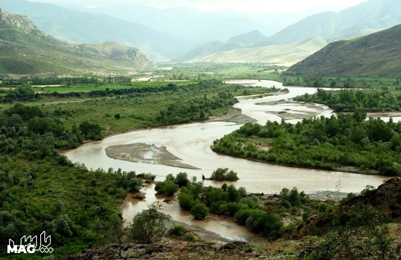 رودخانه قزل اوزن خلخال - جاهای دیدنی اردبیل