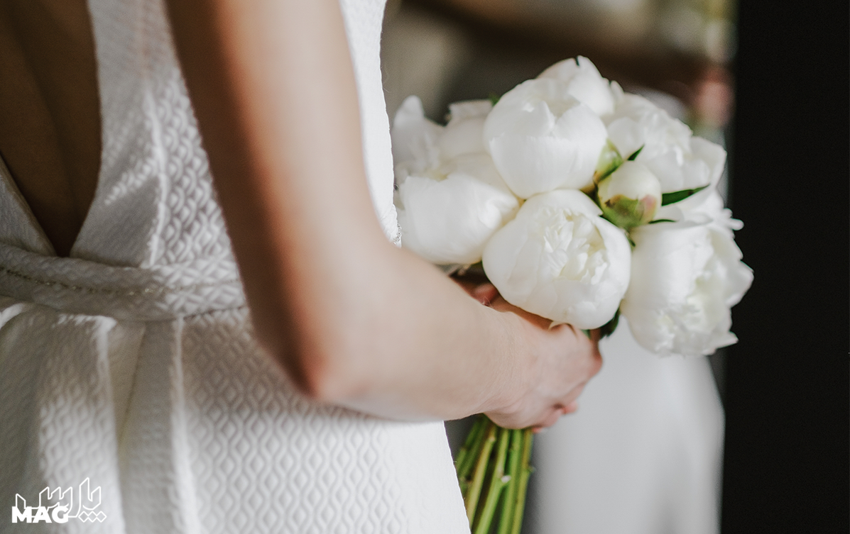 گل عروس سفید - دسته گل عروس جدید 2022
