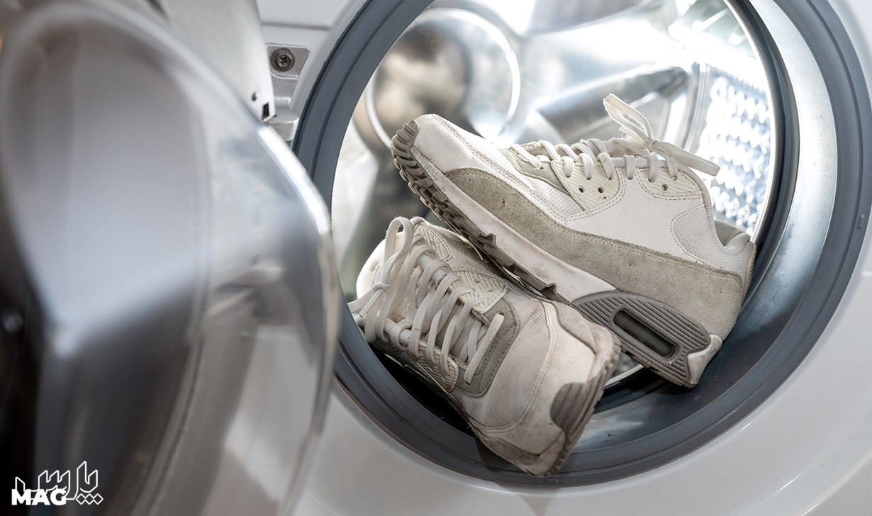شستن کتانی با ماشین لباسشویی - نحوه شستن کفش در لباسشویی