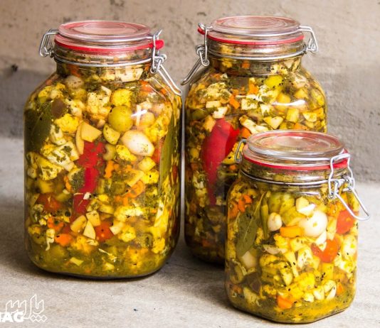 طرز تهیه ترشی هفت بیجار فوری
