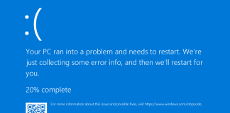 صفحه مرگ آبی ویندوز 10