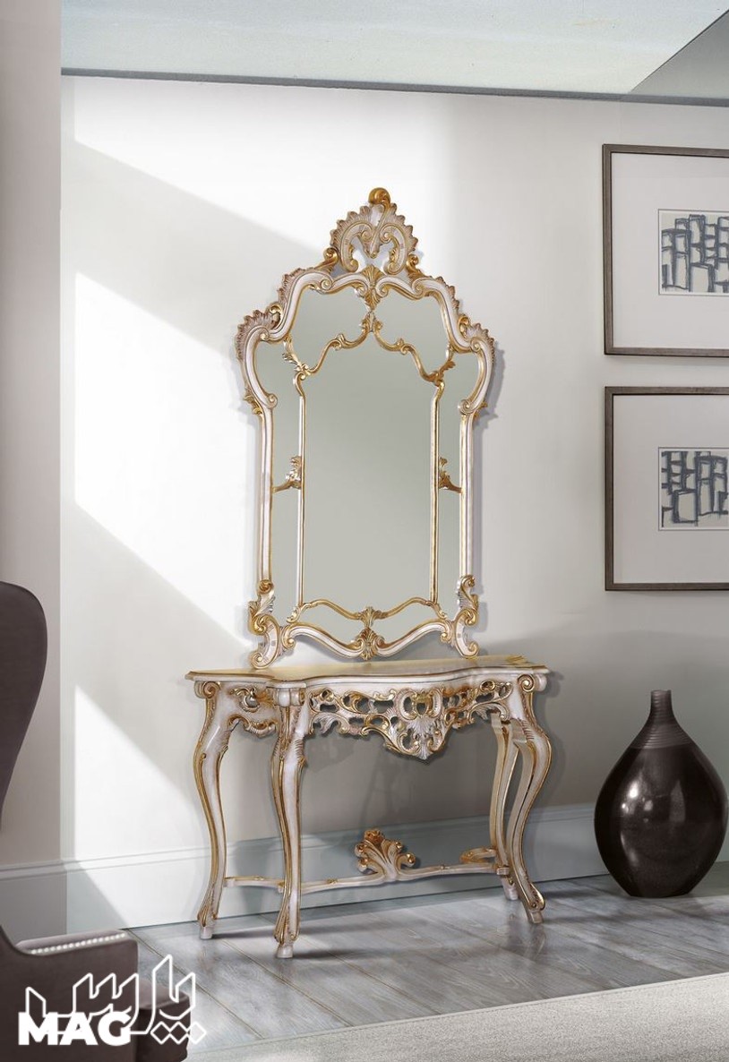 آینه کنسول سلطنتی شیک - مدل های جدید آینه و کنسول