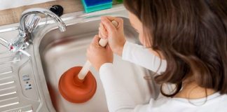 رفع گرفتگی سینک ظرفشویی