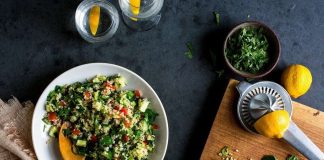 طرز تهیه سالاد تبوله لبنانی