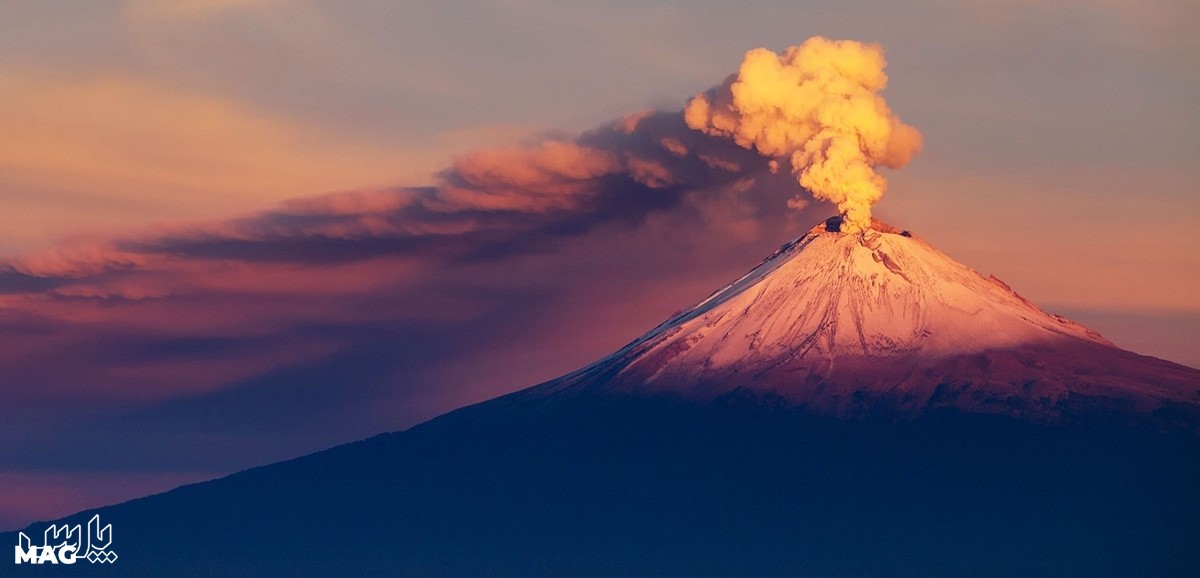 کوه آتشفشانی - عکس قله دماوند 