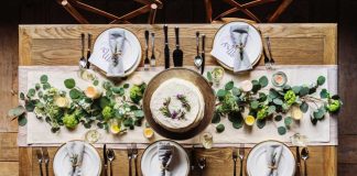 چیدمان میز شام مهمانی