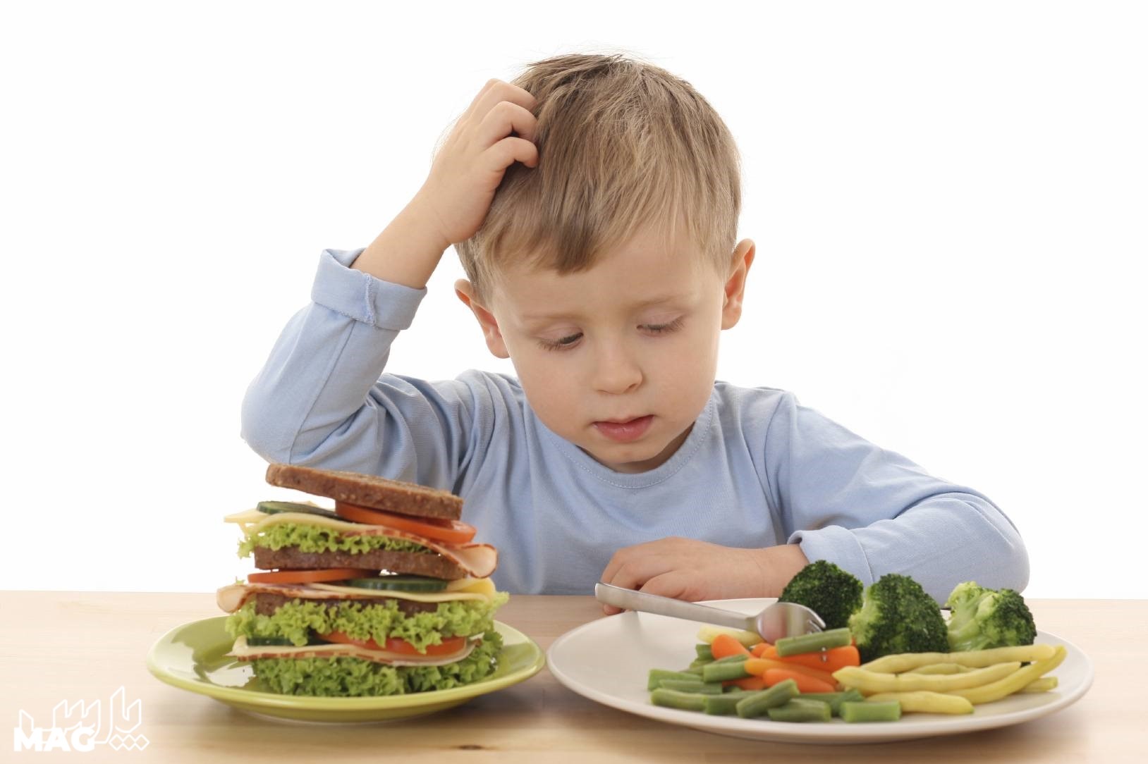 غذا نخوردن کودک - کودک بد غذا