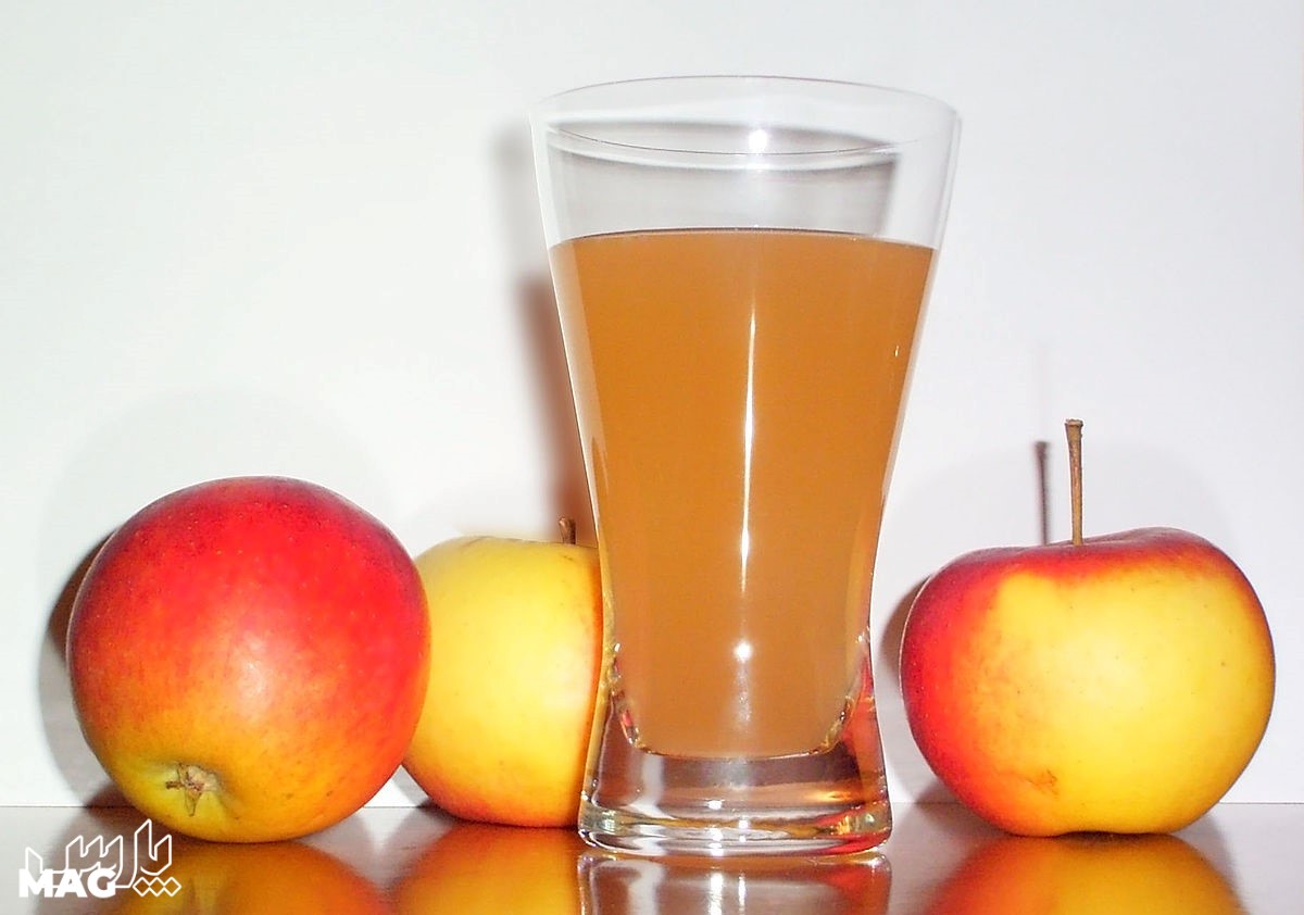 آب سیب طبیعی - درمان سنگ کیسه صفرا با آب سیب