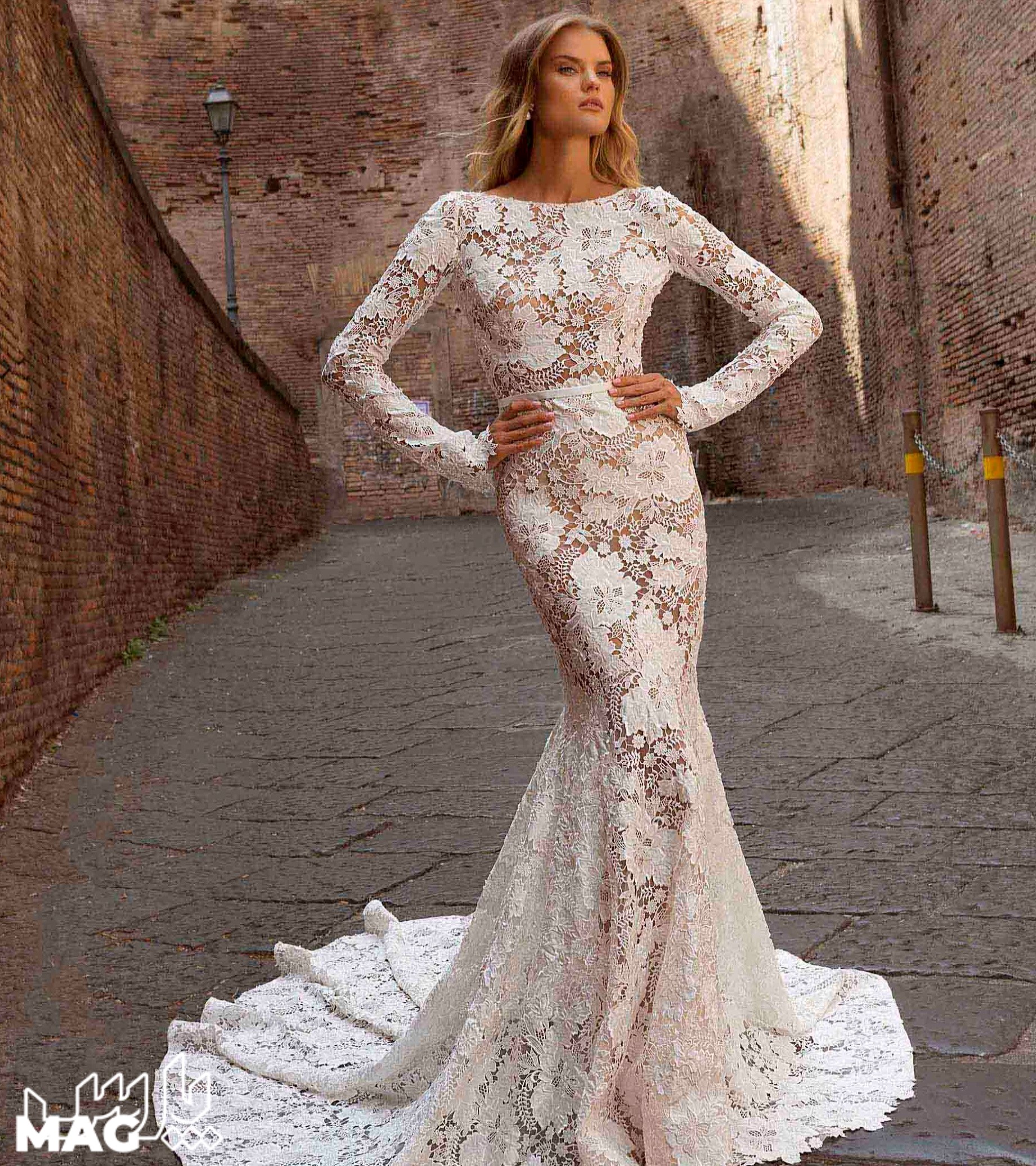 مدل لباس عروس - مدل لباس عروس پوشیده جدید