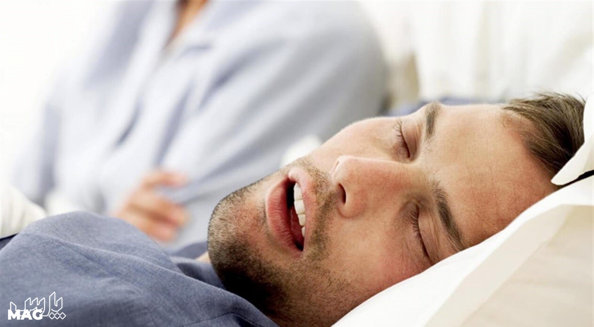 خروپف - علت خشکی دهان و گلو در خواب