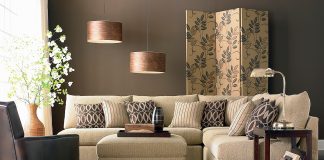 چیدمان مبل ال