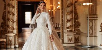 مدل لباس عروس پوشیده جدید