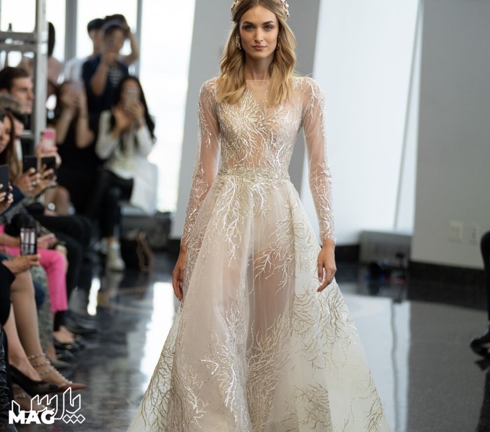 لباس عروس مزونی - مدل لباس عروس پوشیده جدید