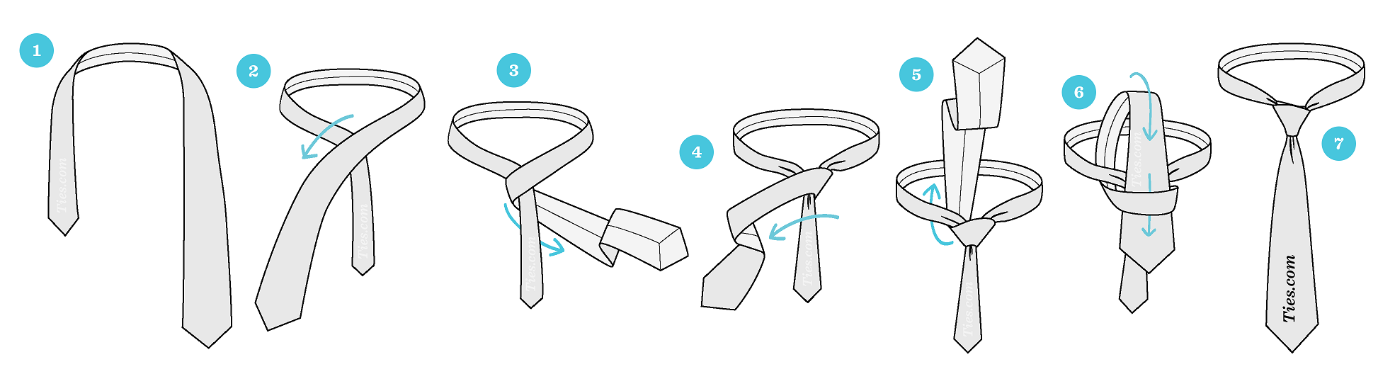 نحوه بستن کراوات - آموزش بستن کراوات مردانه