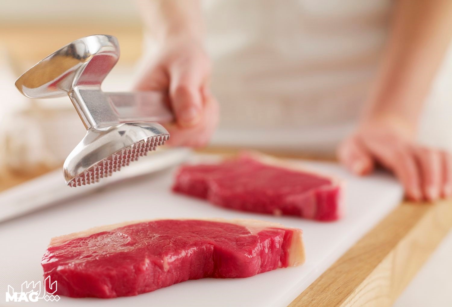 کوبیدن گوشت - نرم كردن گوشت كبابی