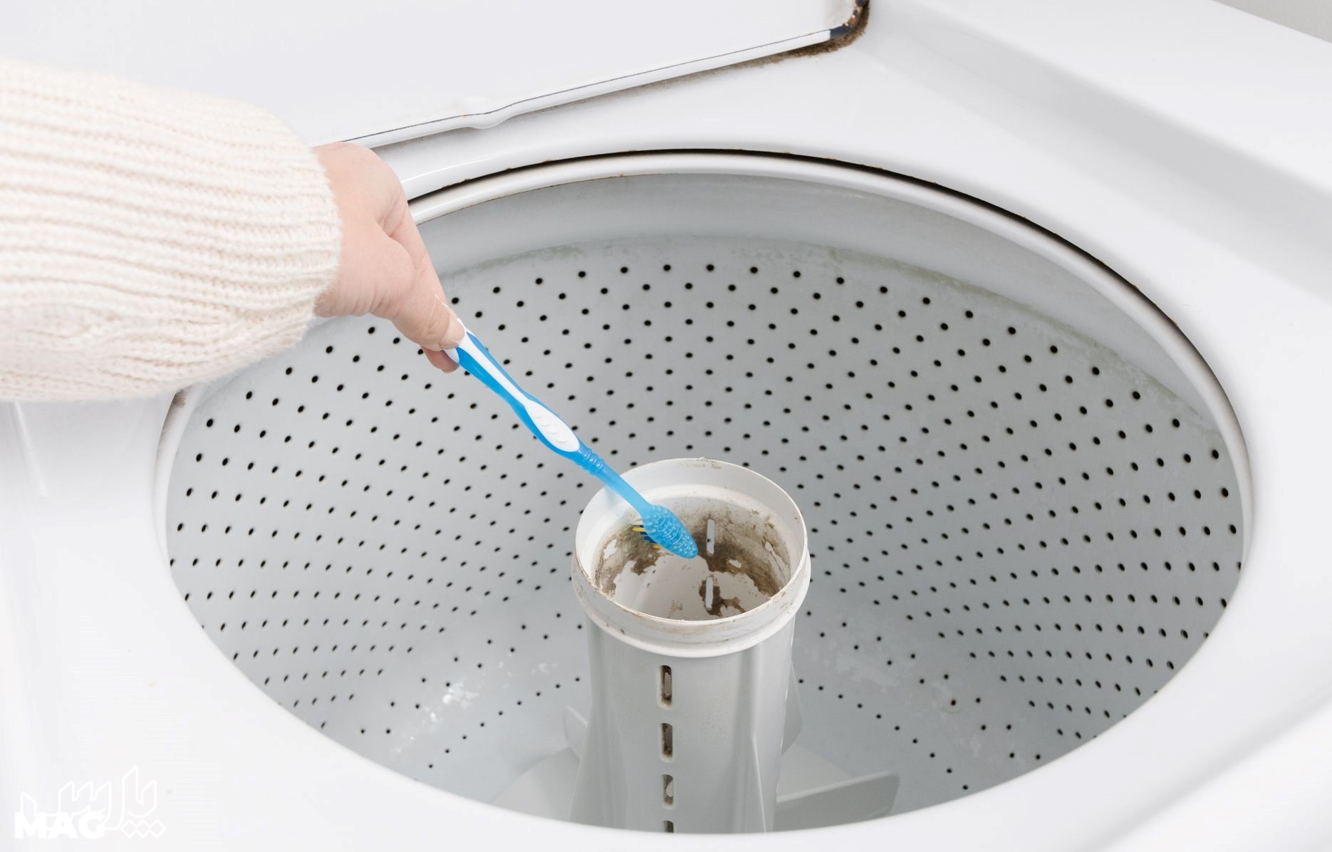 ضد غفونی کردن لباسشویی - تمیز کردن ماشین لباسشویی