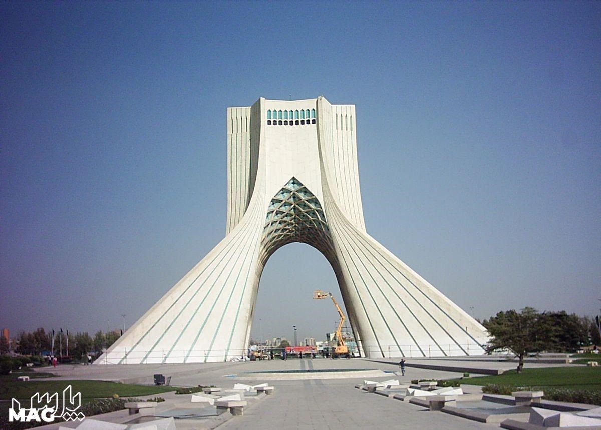 داخل برج آزادی - عکس میدان آزادی تهران