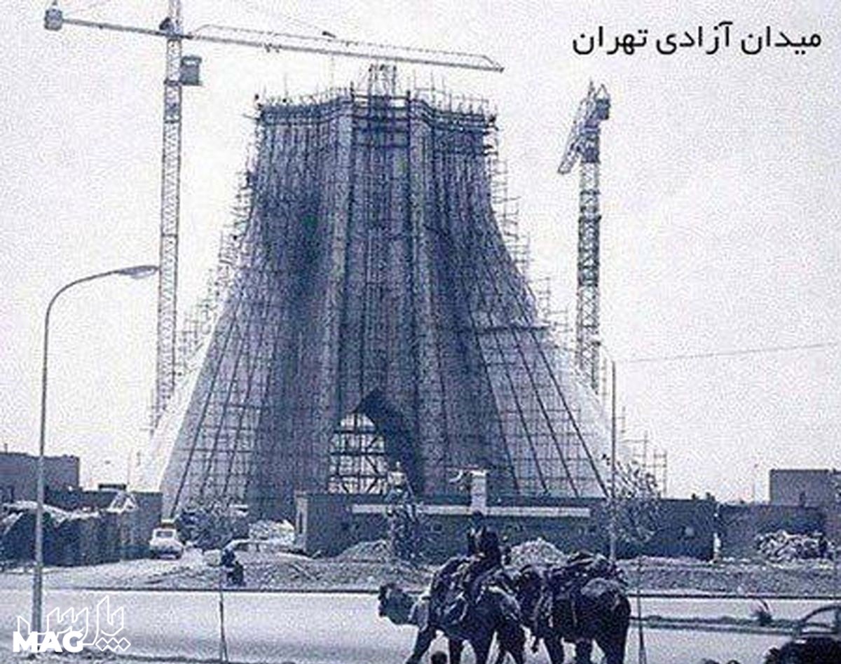 عکس قدیمی از میدان آزادی - عکس میدان آزادی تهران