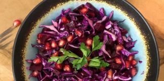 طرز تهیه سالاد انار