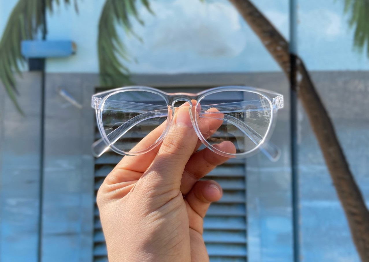 عینک طبی فریم شیشه ای - عینک طبی مردانه