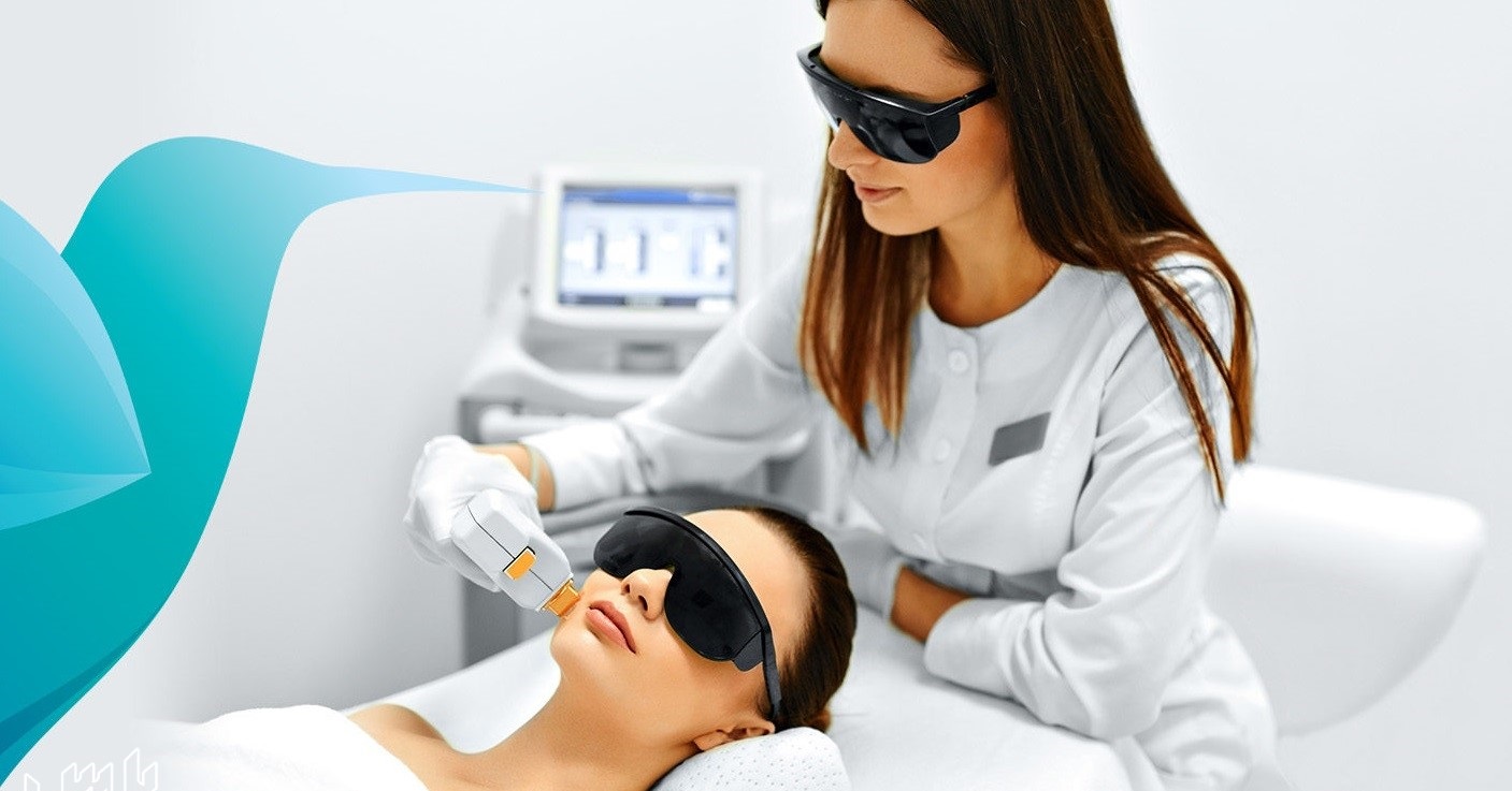 لیزر صورت - درمان سوختگی لیزر