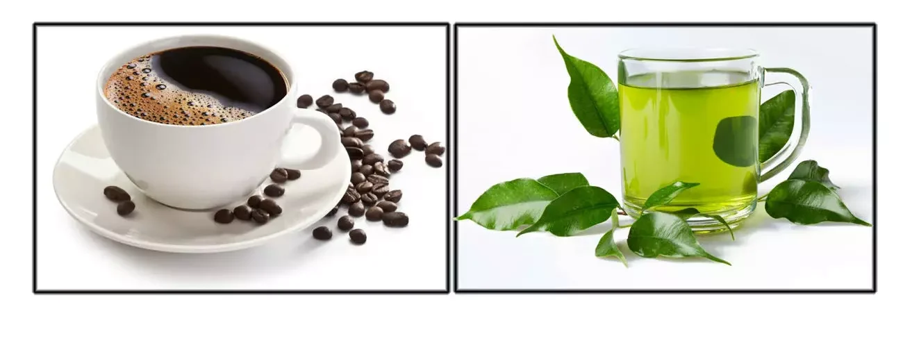 فواید چای و قهوه - چای سبز و قهوه