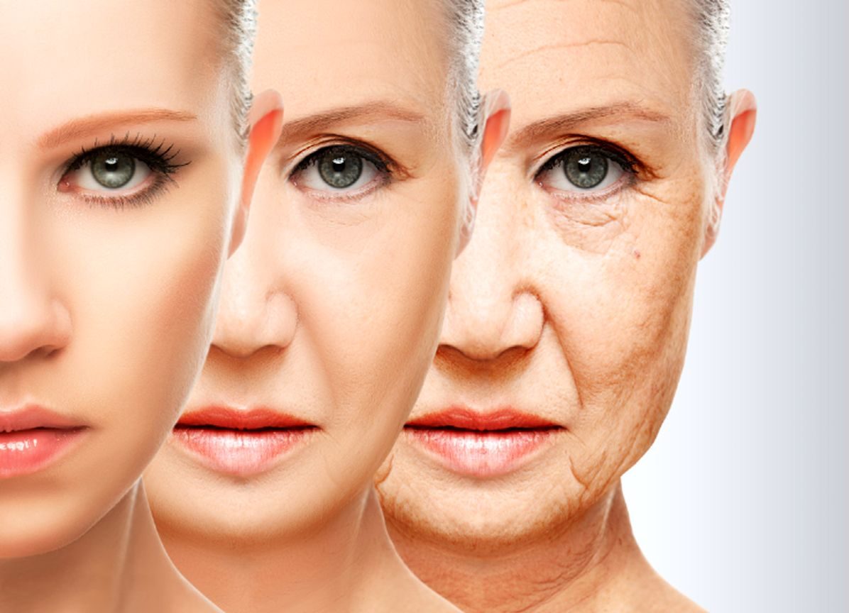 خطر آرایش - پیری پوست